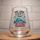 Cool Dad Funny Beer Glass - Perfect Gift for Dad on Fathers Day / Birthday Gift