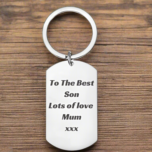 Personalised Go-Karting Keyring / Keychain - Perfect Gift Idea