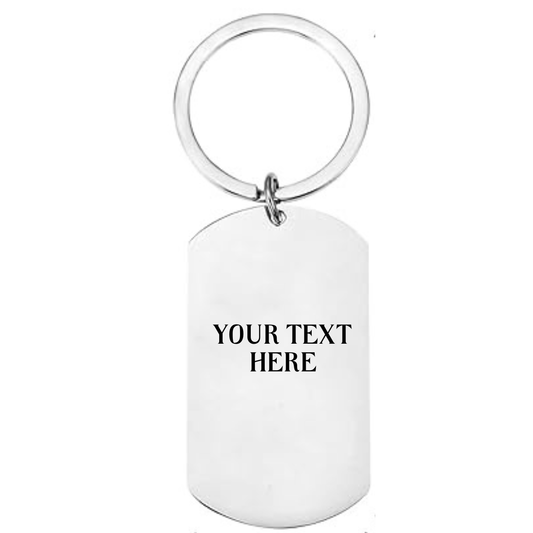 Personalised Mother & Son Keyring – Engraved Stainless Steel Gift for Mum FirstGlassDesigns