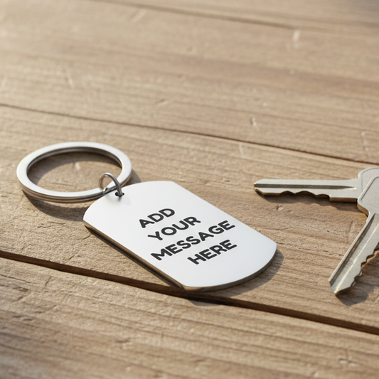 Personalised “I Love My Girlfriend More Than Football” Stainless Steel Keyring – Heart Football Pitch Design – Gift for Boyfriend from Girlfriend