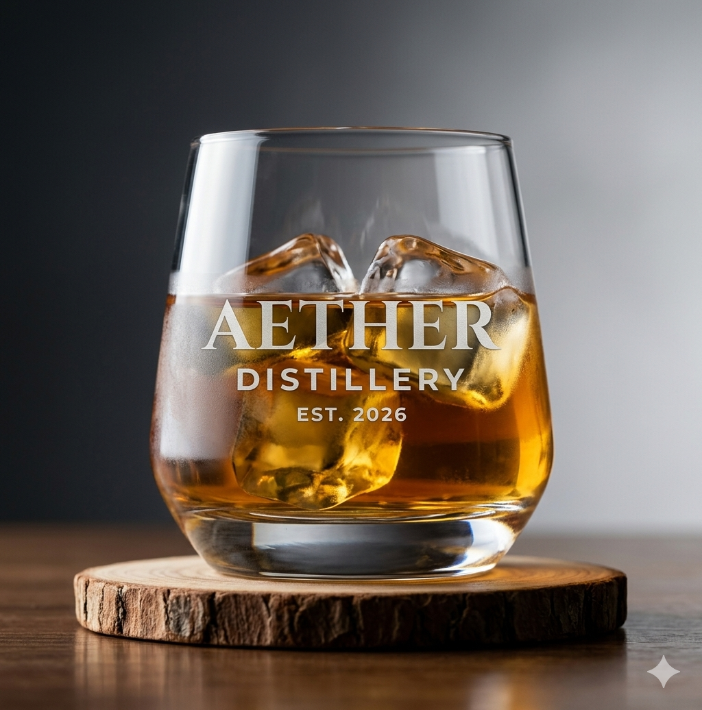 Personalised 345ml Whiskey Tumbler | Upload Your Own Design Custom Gift FirstGlassDesigns