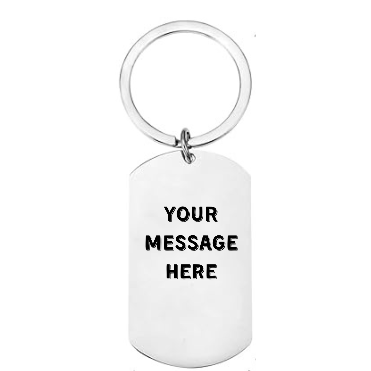 Personalised Rugby Keyring – Stainless Steel Keychain with “I’m a Rugby Kind of Guy” Text & Pitch Design – Custom Engraved Gift for Him