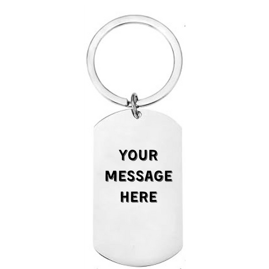 Personalised Rugby Keyring – “World’s Biggest Rugby Fan” Stainless Steel Keychain with Rugby Pitch Design – Custom Engraved Gift for Him or Her