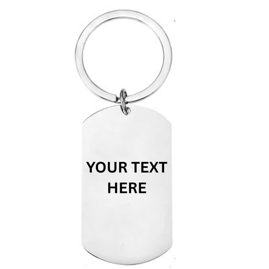 The Skier Tarot Card Keyring | Personalised Skiing Gift UK FirstGlassDesigns