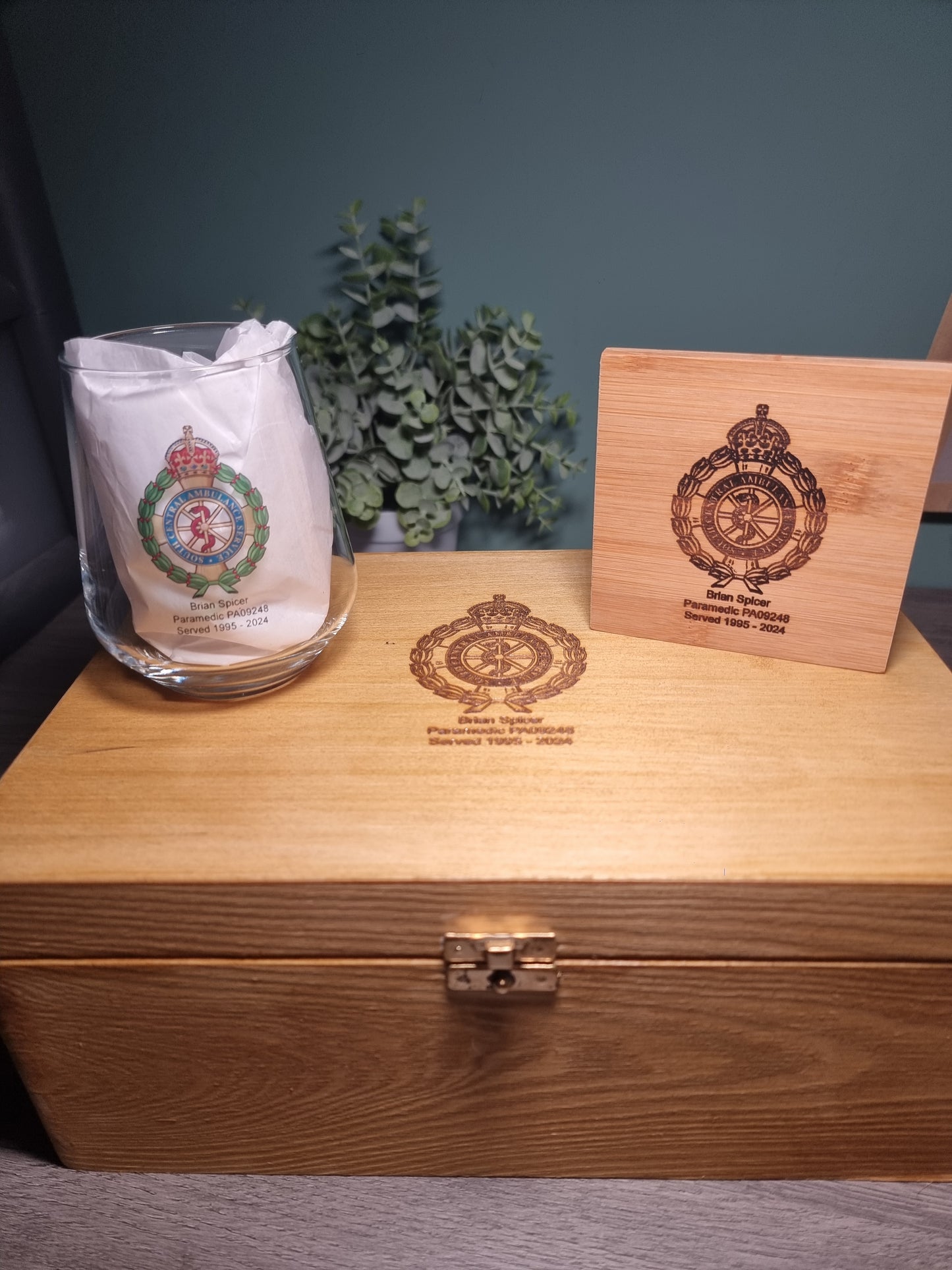 ambulance service retirement gift box
