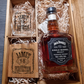Personalised 18th 21st 30th 40th 50th 60th Custom Printed Birthday Gift Set Whiskey Bourbon