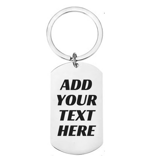 Motocross Angel Keyring – Personalised MX Rider Dog Tag Gift