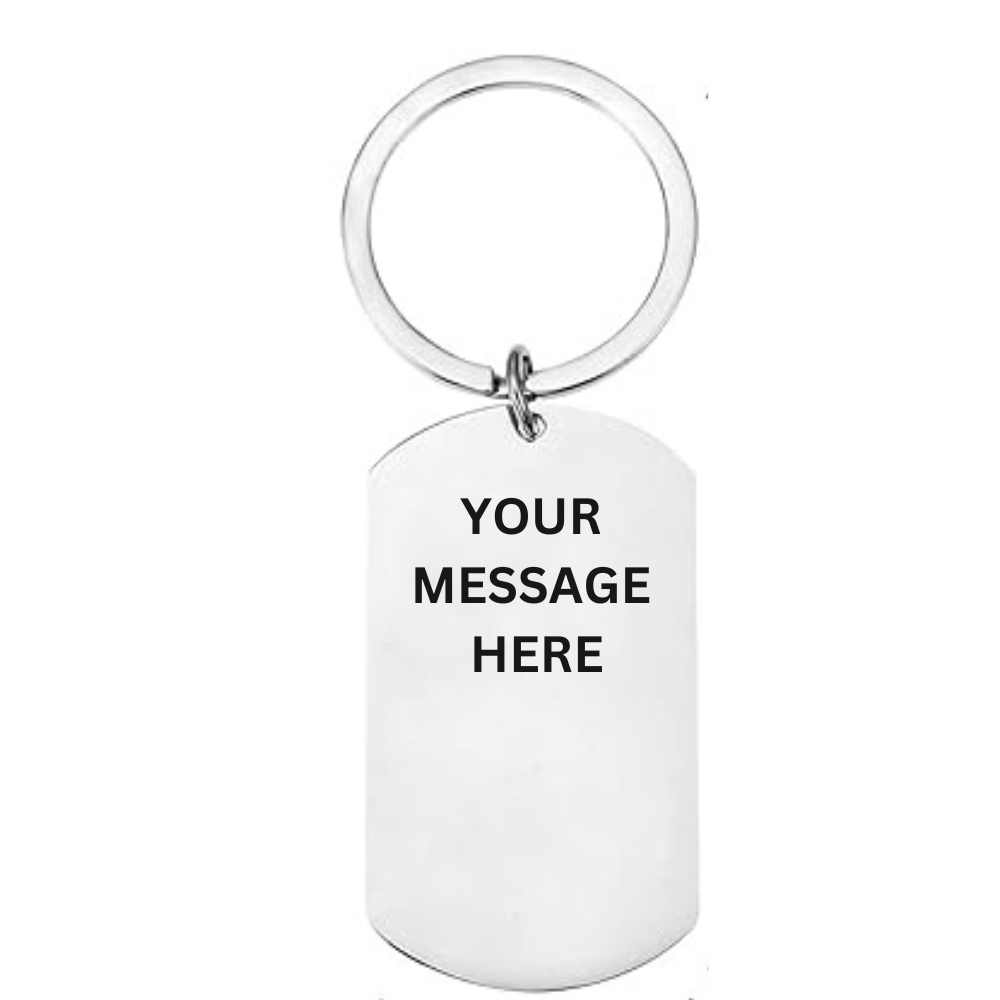 Personalised Fintastic Dad Shark Keyring | Keychain For Daddy | Shark Lover Small Gift For Daddy | Laser Engraved | Fathers Day or Birthday Gift | Christmas Stocking Filler