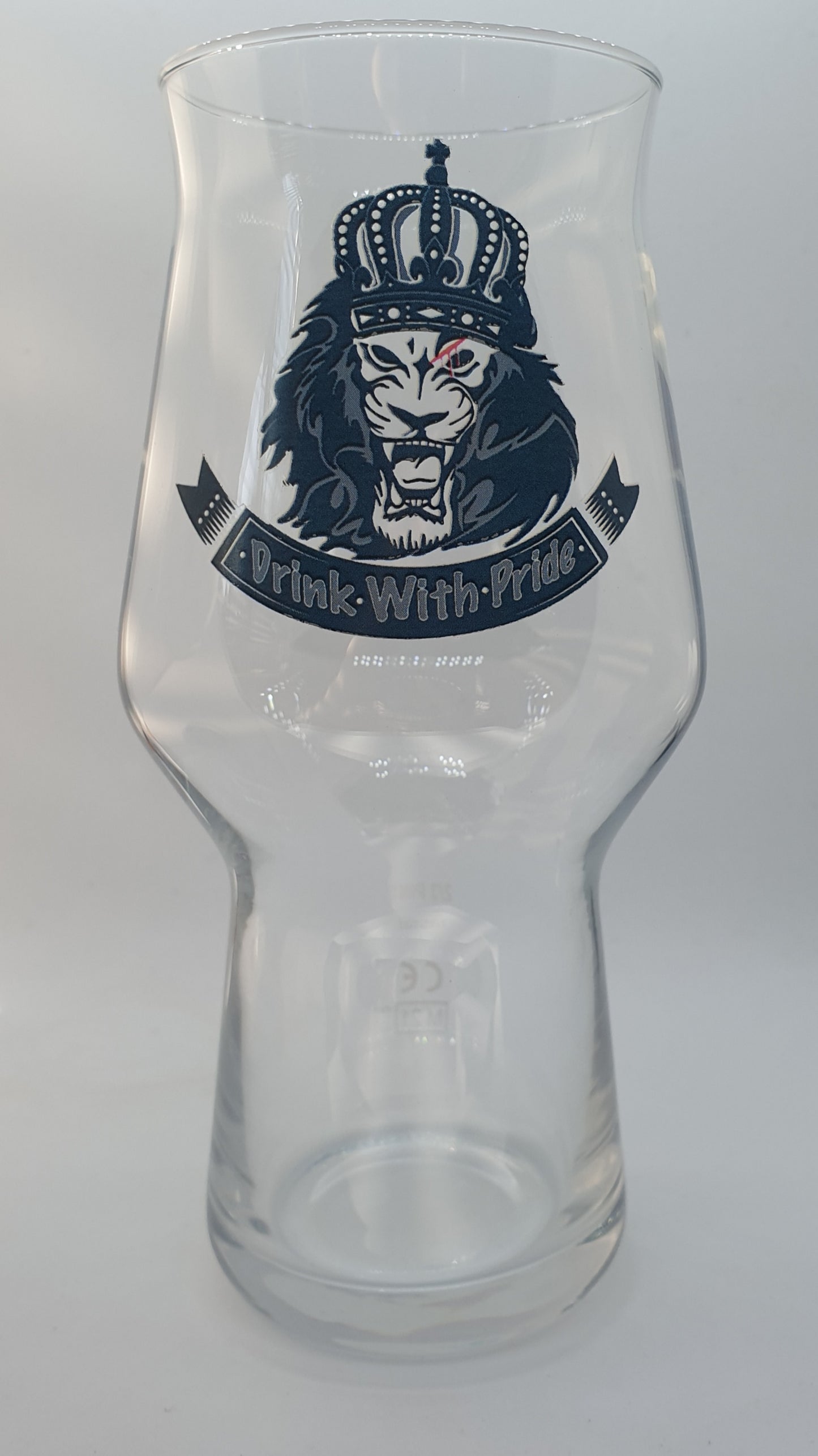 Lion "Drink with Pride" Craftmaster Glass
