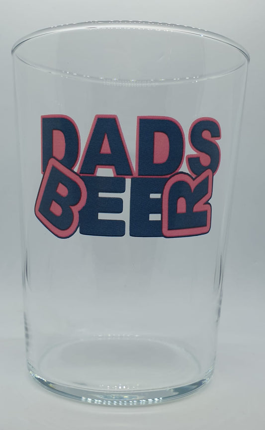 Dads Beer Personalised Tubo Glassware
