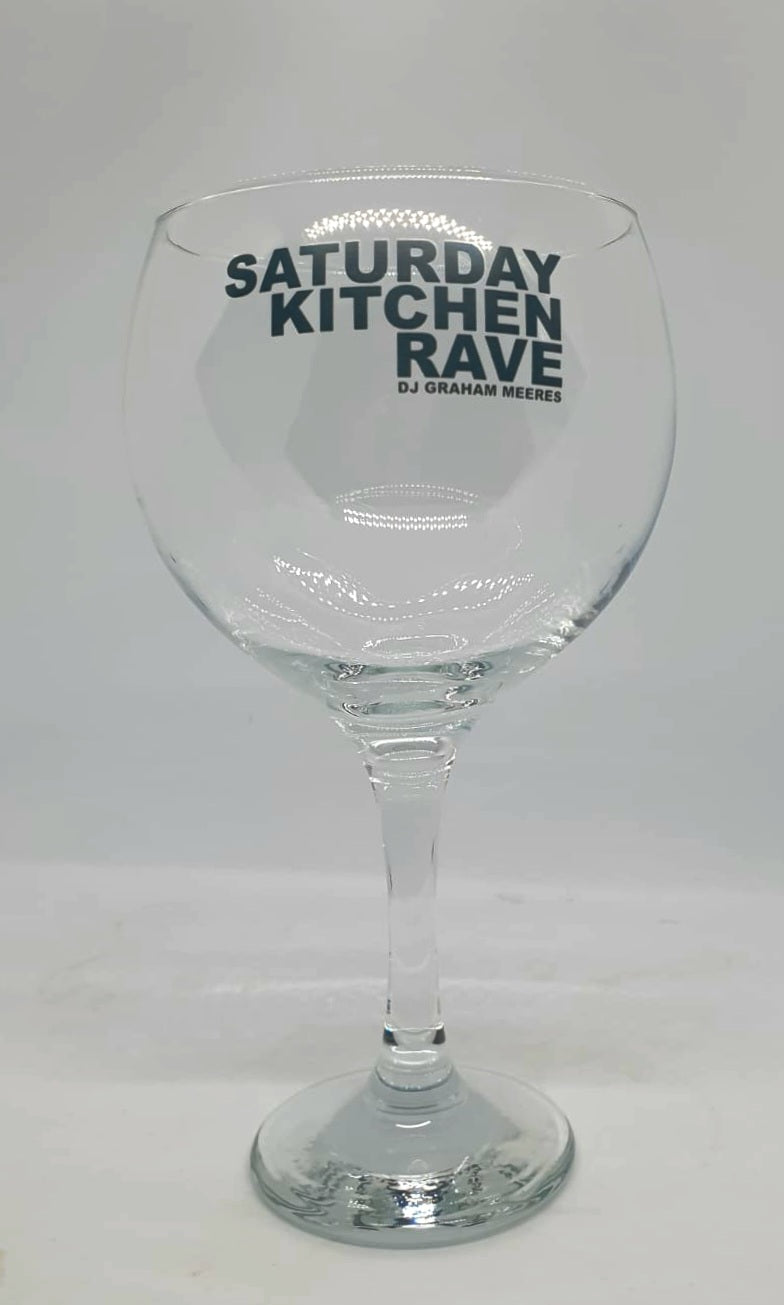 Graham Meeres - Saturday Kitchen Rave 'SKR' Beer / Gin Glass
