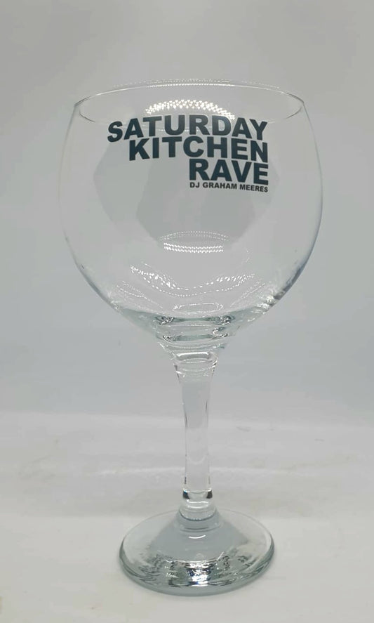 Graham Meeres - Saturday Kitchen Rave 'SKR' Beer / Gin Glass