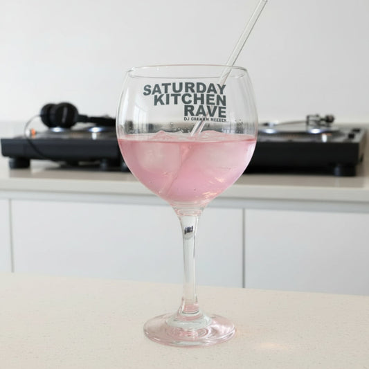 Graham Meeres - Saturday Kitchen Rave 'SKR' Beer / Gin Glass