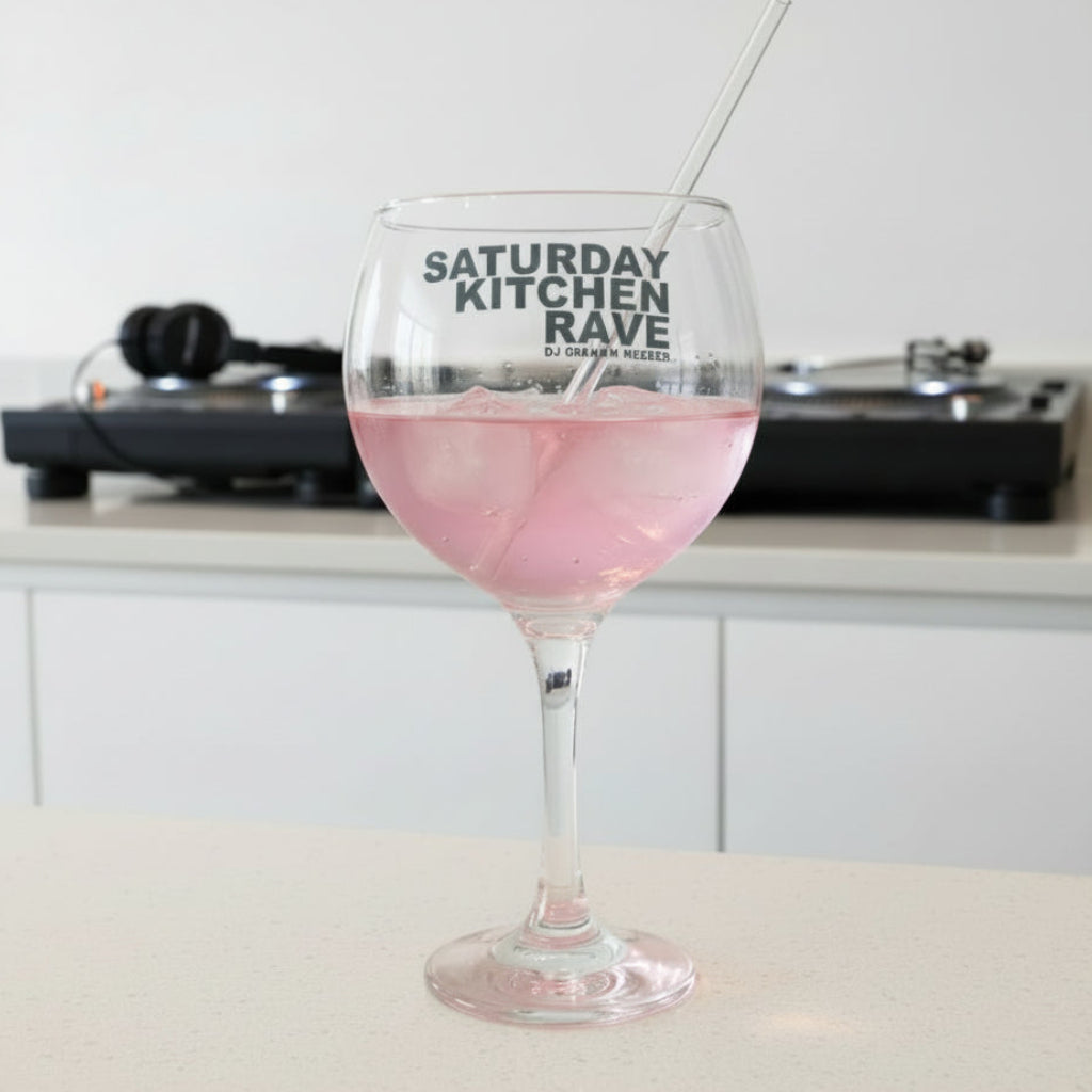 Graham Meeres - Saturday Kitchen Rave 'SKR' Beer / Gin Glass