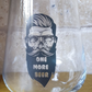 Hipster 'One More Beer' Craft Beer Glass