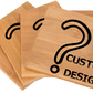 Custom | Personalised Bamboo Drinks Coaster for Bedroom / Living Room / Bar