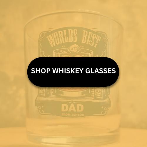 Personalised Whiskey Glasses, Upload your own image, 18th 21st 30th 40th 50th 60th 70th birthday gift for him whiskey lover