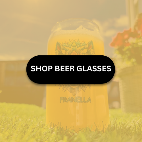 Personalised Beer Pint Glass, Custom Craft Beer Glass, Barware, Dishwasher Safe, Upload Your Own Logo, No MOQ, Pilsner, Stein, Tankard, Tumbler
