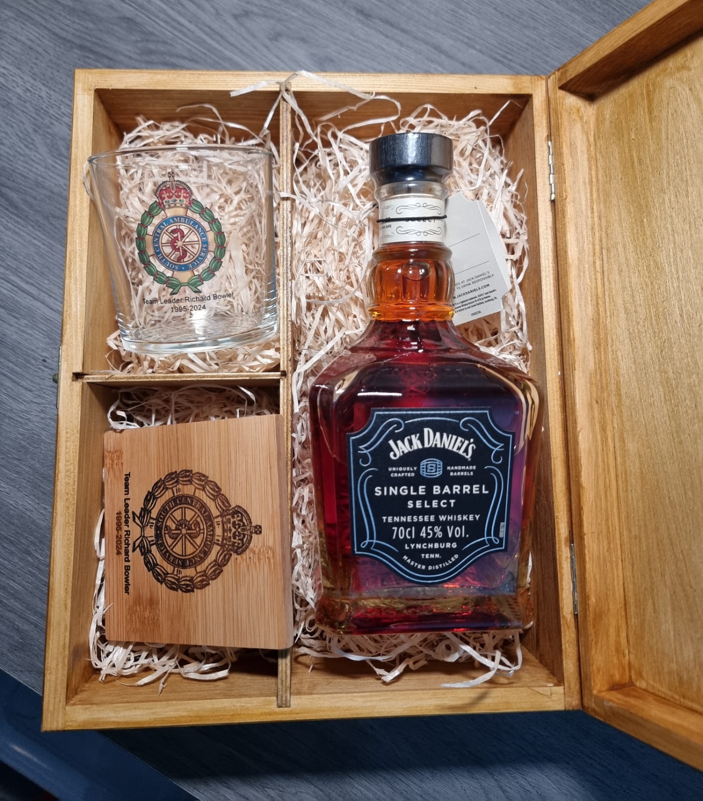 Personalised Whiskey Gift Set Idea for NHS Staff Paramedic