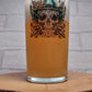 Rustler's Respite: Skull Cowboy Personalised 1 Pint Conical  Beer Glass