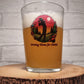 Fairway to Festivity: 'Driving Home for Xmas' Golfing Beer Glass