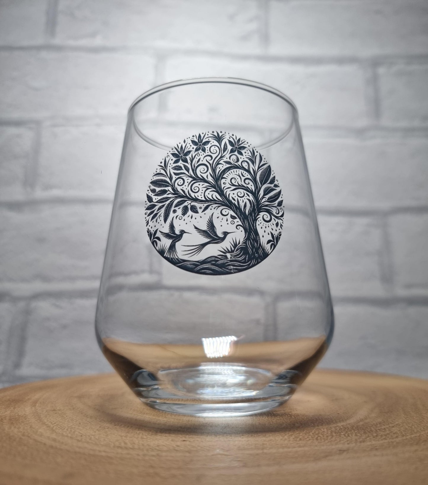 Allegra Glass: Personalised Tree of Life Edition" Perfect Gift Idea for Any Family Member