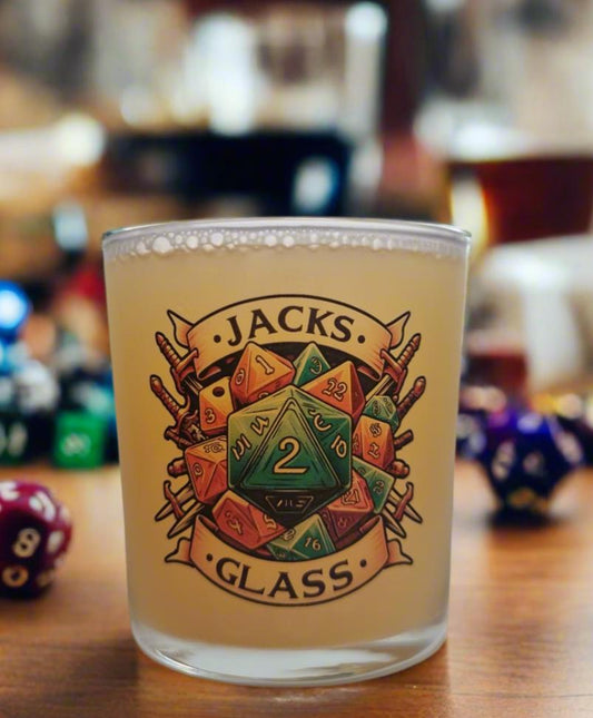 Personalised DnD Pint Glass with Name, Customisable Dungeons and Dragons Class Mug Personalised D&D Gifts Dice Custom Gifts wedding