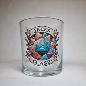 personalised dungeon and dragons beer glass nerdy gift idea