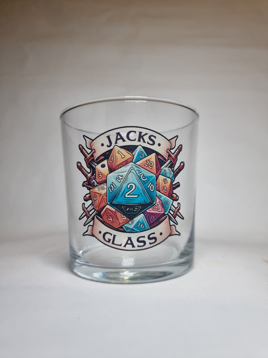 Personalised DnD Pint Glass with Name, Customisable Dungeons and Dragons Class Mug Personalised D&D Gifts Dice Custom Gifts wedding