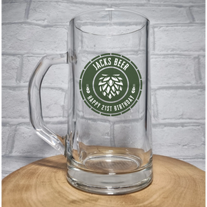 Personalised Beer Glass – The Perfect Birthday Gift for Beer Lovers First Glass Designs
