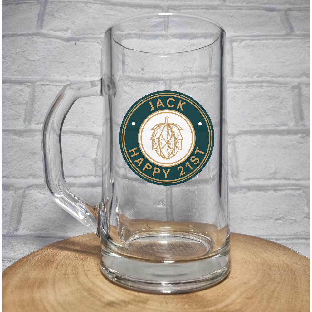 Personalised Birthday Gift Idea for Beer Lover - Tumblers, Tankards Pint Glasses