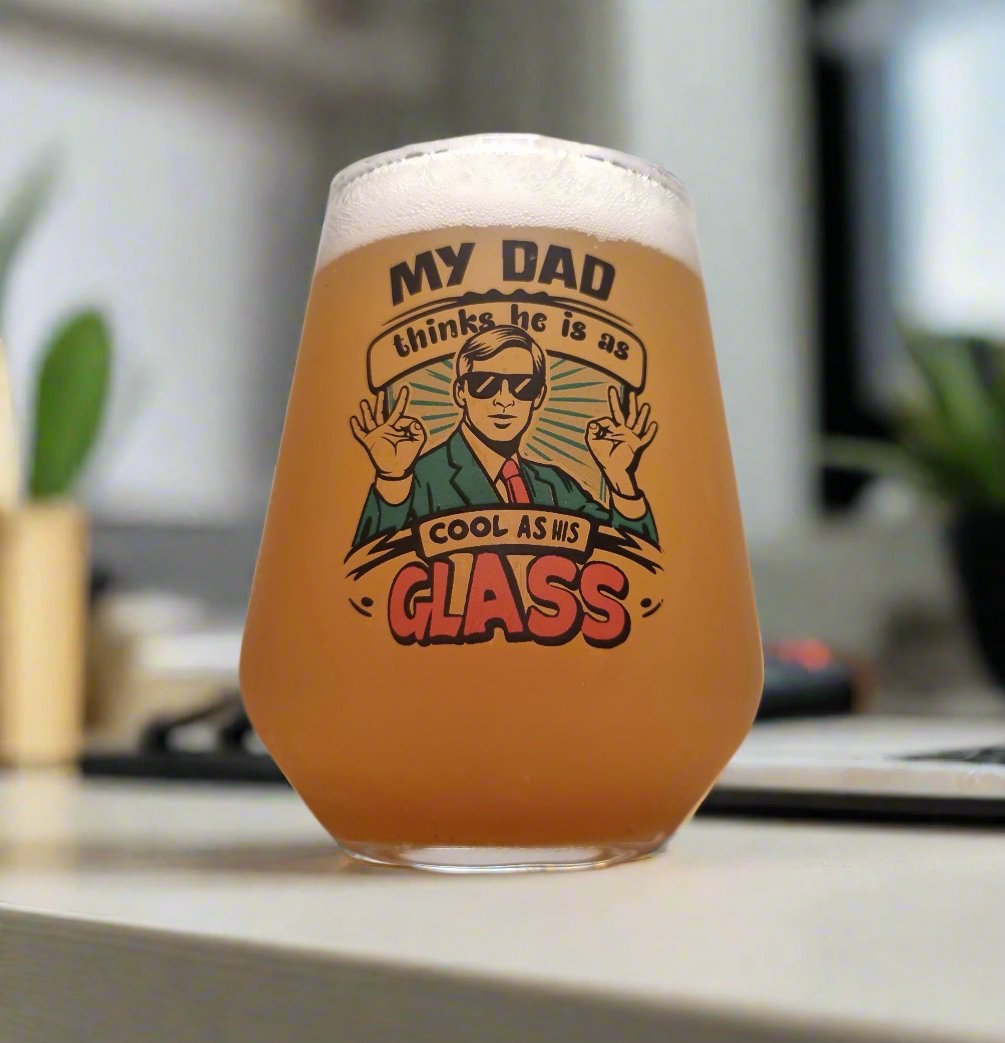 Dad Beer Glass