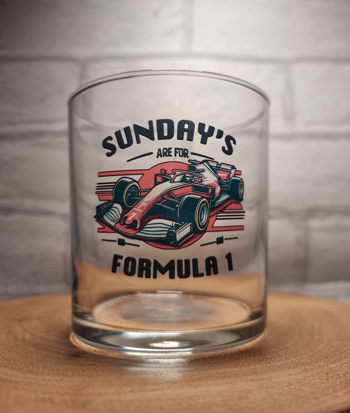 Formula 1 Pint Beer Glass, Sundays Are For Formula One, Option To Personalise, Can Glass, F1, Racing, Gift Idea for Him, Her, Dad, Boyfriend