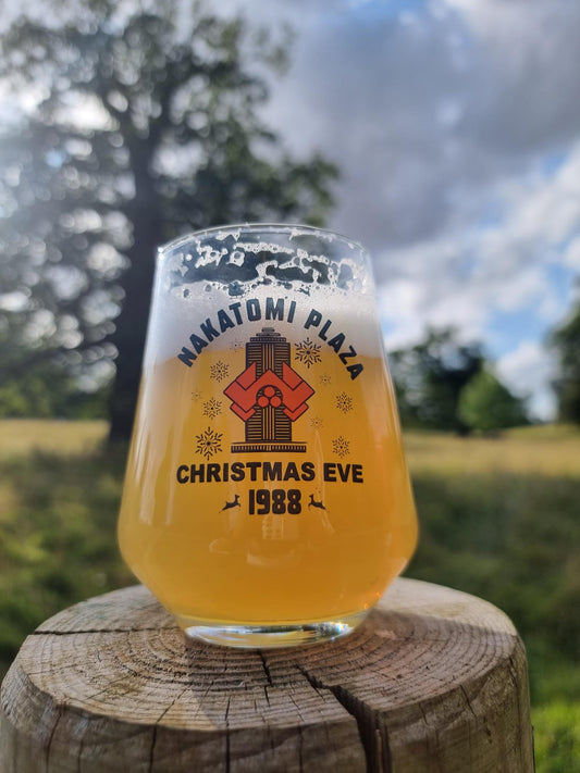 Die Hard Nakatomi Plaza Christmas Eve Allegra Beer Glass