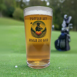 golf beer glass