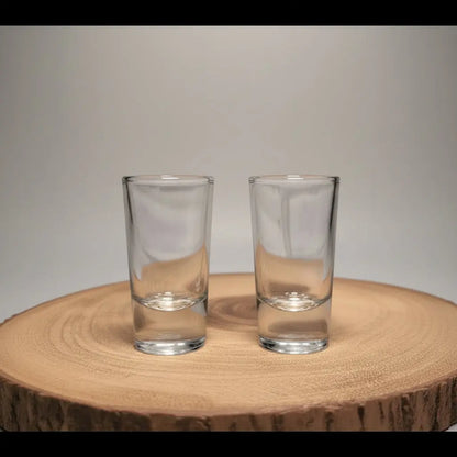 2x Personalised 30ml Shot Glasses Collection – Custom Printed & Engraved Shot Glasses