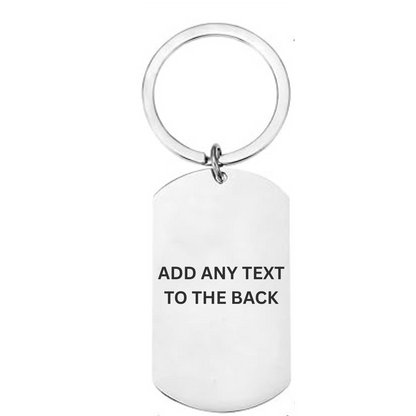 The Golfer Tarot Card Keyring – Funny Golf Gift, Vintage Tarot-Style Illustration, Golf Lover Souvenir Keychain