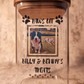 Personalised Dog / Cat Photo Pet Treat Jar