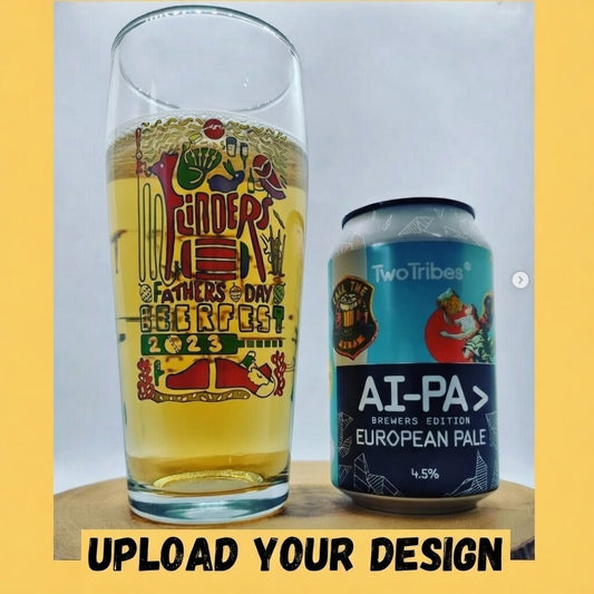 Personalised engraved 1-Pint Jubilee Glassware