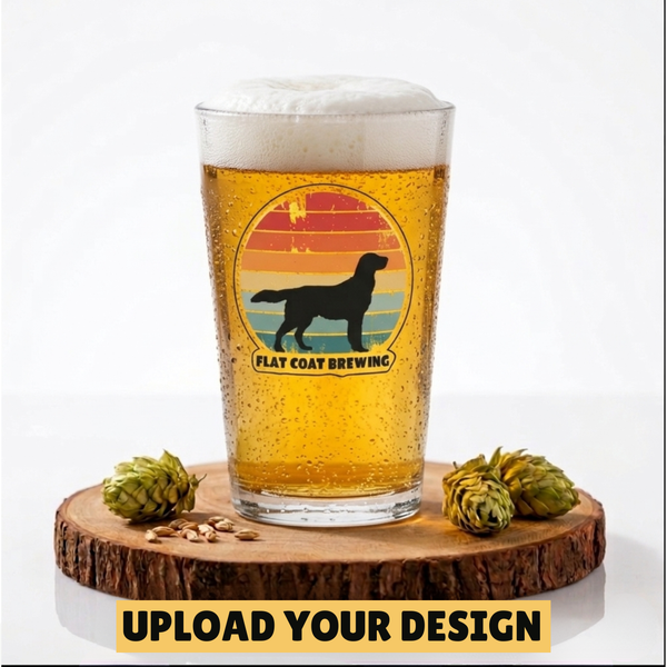 Personalised 51cl Tubo Tumbler Glass — Upload Your Own Design | Large Rocks Glass