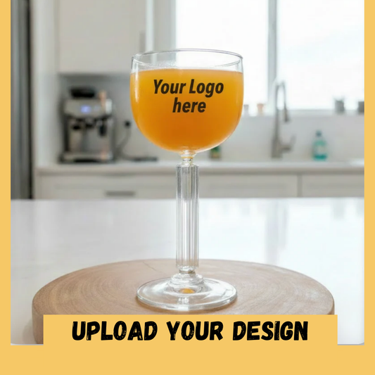 Personalised Engraved Modern America Wine/Cocktail Glass – Custom Ink Printed Glassware