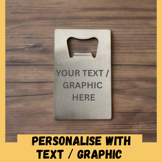 Personalised Photo Bottle Opener – Custom Gift with Your Image | Unique Bar Accessory