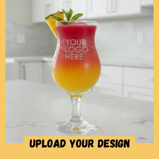 Personalised Grande Pina Colada Cocktail Glass – Custom Ink Printed with Your Design