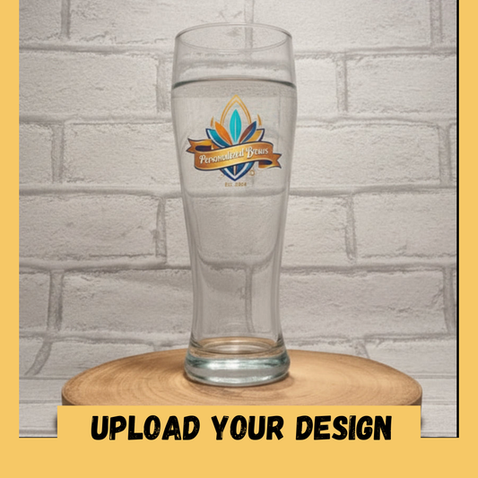 Personalised 50cl Pilsner Glasses Collection – Custom Printed & Engraved Pilsner Glassware