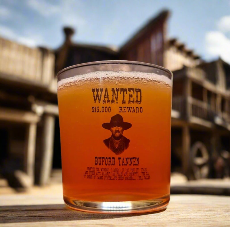 Back to the Future - Biff 'Mad Dog' Tannon Whiskey Glass First Glass Designs