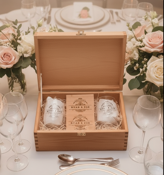 Personalised Wedding Gift Set Idea for Newly Weds, Wedding Gifts For The Couple, Wedding Glasses, Unique Wedding, Mr Mrs Bride, Groom, Just Married