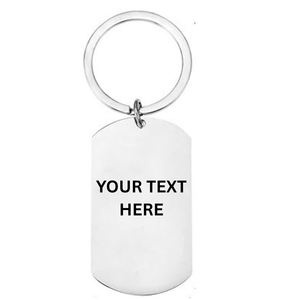 The Skier Tarot Card Keyring | Personalised Skiing Gift UK