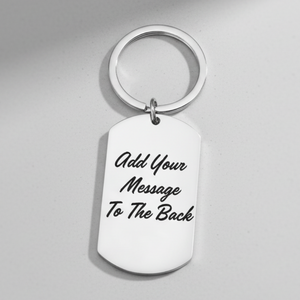Personalised Skiing Keyring – Custom Engraved Skier Gift for Him or Her First Glass Designs