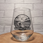 Personalised Surfing Gift-Themed Ink Printed Glass – Custom Name or Message