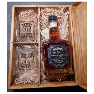 Personalised Whiskey Gift Set 18th 21st 30th 40th 50th 60th Birthday Whiskey Gift Bourbon